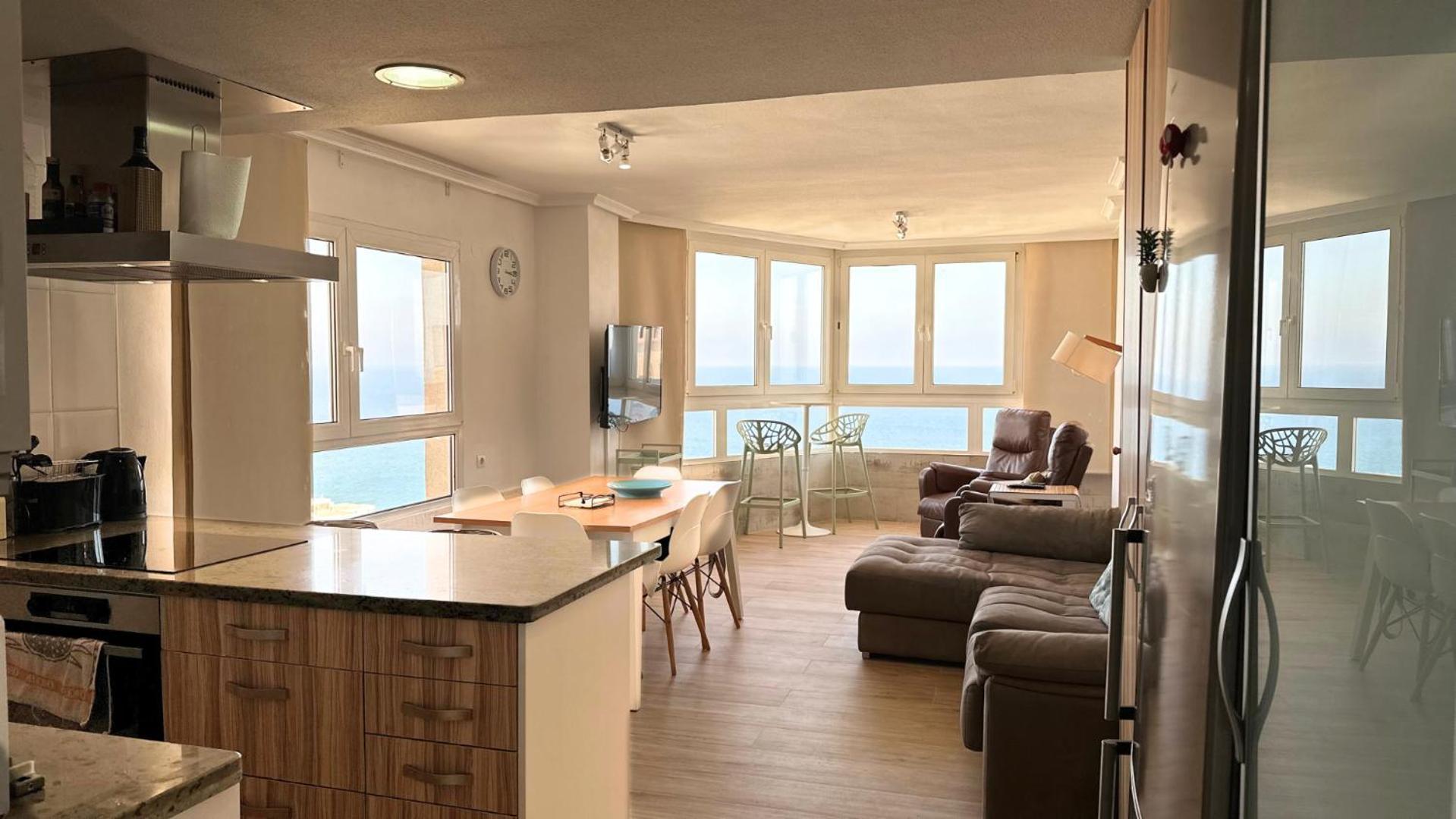 Atico A 50M Del Mar. Parking Gratis. A/C Lägenhet El Campello Exteriör bild